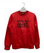 DIESELディーゼル）の古着「スウェット」｜レッド