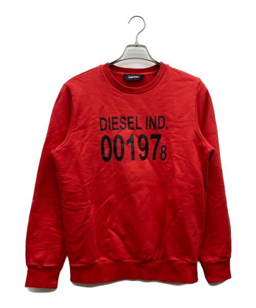 DIESEL（ディーゼル）DIESEL (ディーゼル) スウェット レッド サイズ:Sの古着・服飾アイテム