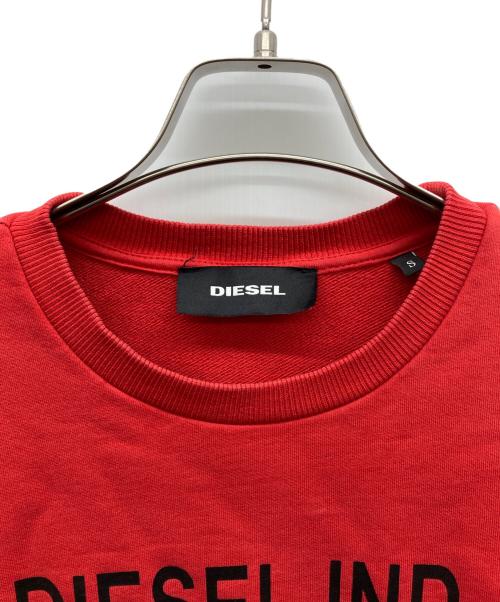 DIESEL（ディーゼル）DIESEL (ディーゼル) スウェット レッド サイズ:Sの古着・服飾アイテム