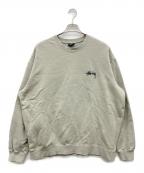 stussy AUSTRALIAステューシーオーストラリア）の古着「ダイスロゴスウェット」｜グレージュ