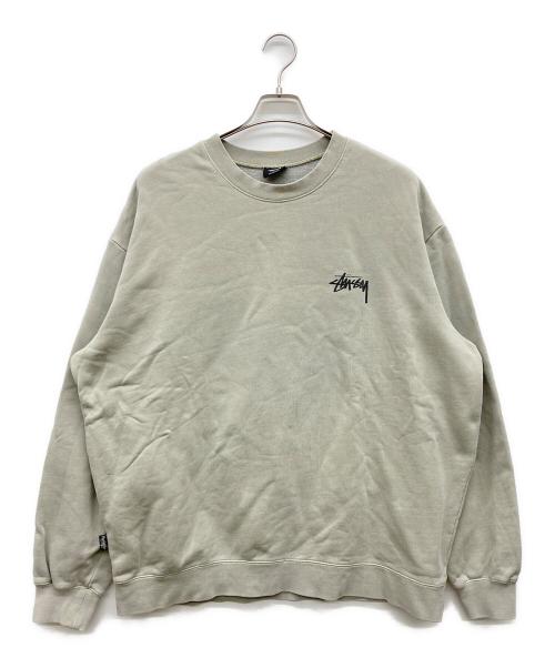 stussy AUSTRALIA（ステューシーオーストラリア）stussy AUSTRALIA (ステューシーオーストラリア) ダイスロゴスウェット グレージュ サイズ:Lの古着・服飾アイテム