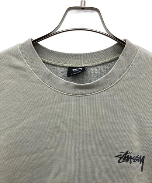 stussy AUSTRALIA（ステューシーオーストラリア）stussy AUSTRALIA (ステューシーオーストラリア) ダイスロゴスウェット グレージュ サイズ:Lの古着・服飾アイテム
