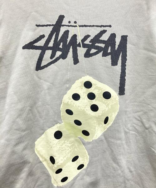 stussy AUSTRALIA（ステューシーオーストラリア）stussy AUSTRALIA (ステューシーオーストラリア) ダイスロゴスウェット グレージュ サイズ:Lの古着・服飾アイテム
