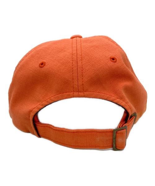 stussy（ステューシー）stussy (ステューシー) ロゴキャップ オレンジの古着・服飾アイテム