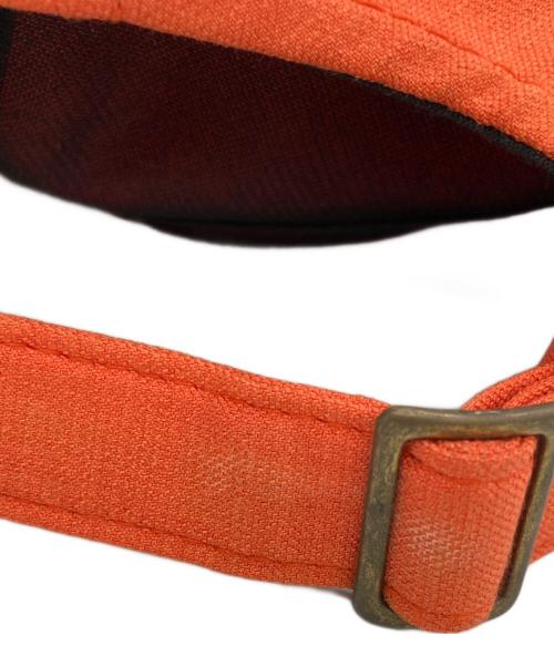 stussy（ステューシー）stussy (ステューシー) ロゴキャップ オレンジの古着・服飾アイテム