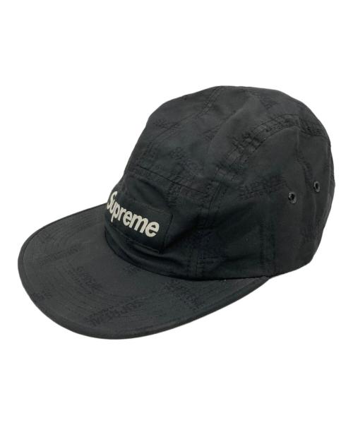 SUPREME（シュプリーム）Supreme (シュプリーム) Jacquard Camp Cap ブラックの古着・服飾アイテム