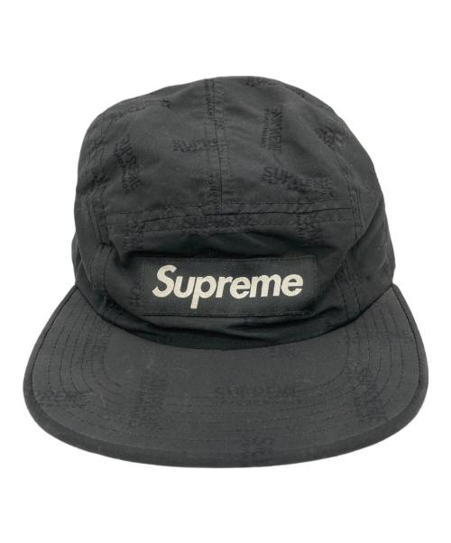 SUPREME（シュプリーム）Supreme (シュプリーム) Jacquard Camp Cap ブラックの古着・服飾アイテム