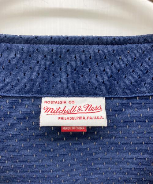 MITCHELL & NESS（ミッチェルアンドネス）MITCHELL & NESS (ミッチェルアンドネス) ベースボールシャツ ネイビー サイズ:2XLの古着・服飾アイテム