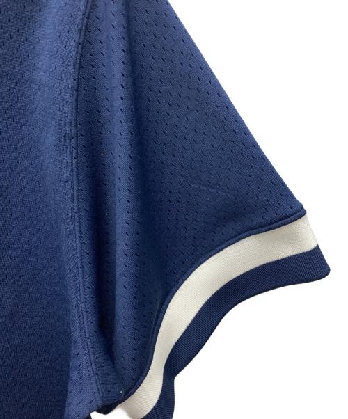 MITCHELL & NESS（ミッチェルアンドネス）MITCHELL & NESS (ミッチェルアンドネス) ベースボールシャツ ネイビー サイズ:2XLの古着・服飾アイテム
