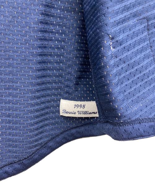 MITCHELL & NESS（ミッチェルアンドネス）MITCHELL & NESS (ミッチェルアンドネス) ベースボールシャツ ネイビー サイズ:2XLの古着・服飾アイテム