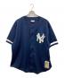 MITCHELL & NESS（ミッチェルアンドネス）の古着「ベースボールシャツ」｜ネイビー