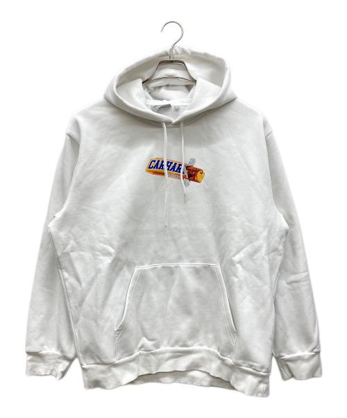 Carhartt WIP（カーハート ワークインプログレス）CARHARTT WIP (カーハート ワークインプログレス) チョコレートロゴパーカー ホワイト サイズ:Lの古着・服飾アイテム