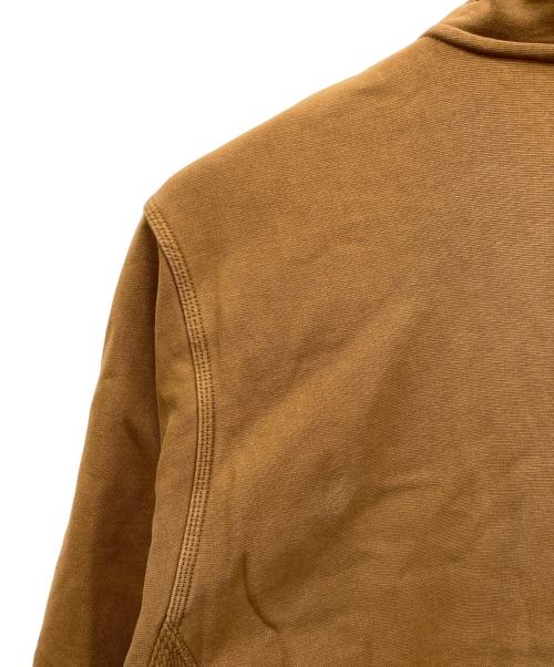 CarHartt（カーハート）CarHartt (カーハート) ハーフジップスウェット ブラウン サイズ:Mの古着・服飾アイテム