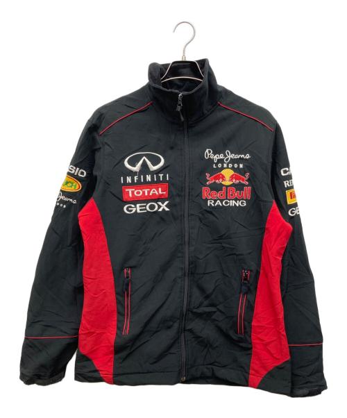 Red Bull（レッドブル）Red Bull (レッドブル) Pepe Jeans LONDON (ペペジーンズロンドン) レーシングジャケット RENAULT ブラック サイズ:Lの古着・服飾アイテム