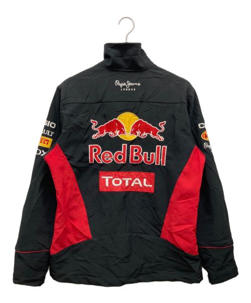 Red Bull（レッドブル）Red Bull (レッドブル) Pepe Jeans LONDON (ペペジーンズロンドン) レーシングジャケット RENAULT ブラック サイズ:Lの古着・服飾アイテム