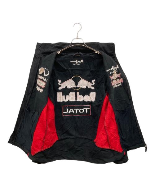Red Bull（レッドブル）Red Bull (レッドブル) Pepe Jeans LONDON (ペペジーンズロンドン) レーシングジャケット RENAULT ブラック サイズ:Lの古着・服飾アイテム