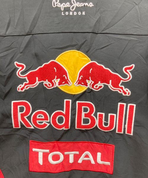 Red Bull（レッドブル）Red Bull (レッドブル) Pepe Jeans LONDON (ペペジーンズロンドン) レーシングジャケット RENAULT ブラック サイズ:Lの古着・服飾アイテム
