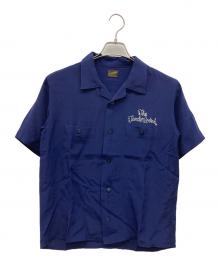 TENDERLOIN（テンダーロイン）の古着「オープンカラーシャツ」｜ネイビー