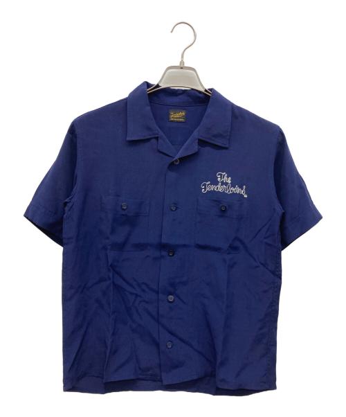 TENDERLOIN（テンダーロイン）TENDERLOIN (テンダーロイン) オープンカラーシャツ ネイビー サイズ:X-SMALLの古着・服飾アイテム