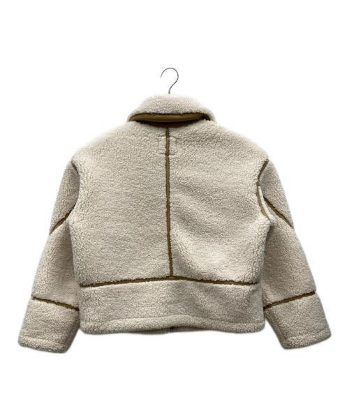 ZARA（ザラ）ZARA (ザラ) ボアダブルフェイスジャケット ホワイト サイズ:XSの古着・服飾アイテム