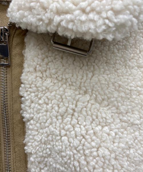 ZARA（ザラ）ZARA (ザラ) ボアダブルフェイスジャケット ホワイト サイズ:XSの古着・服飾アイテム