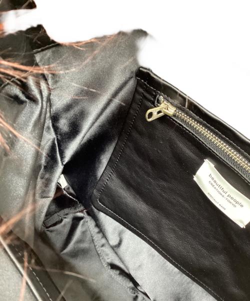 beautiful people（ビューティフルピープル）beautiful people (ビューティフルピープル) hairy fur leather name tote サイズ:Fの古着・服飾アイテム