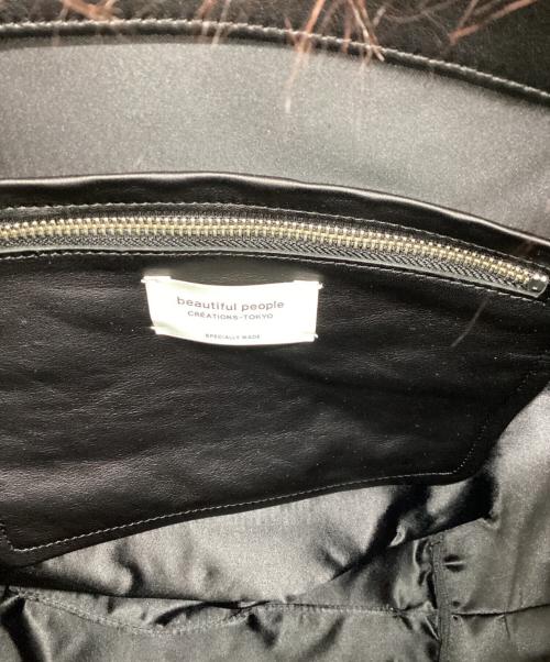 beautiful people（ビューティフルピープル）beautiful people (ビューティフルピープル) hairy fur leather name tote サイズ:Fの古着・服飾アイテム