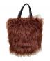 beautiful people (ビューティフルピープル) hairy fur leather name tote サイズ:F：10000円