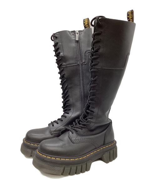 Dr.Martens（ドクターマーチン）Dr.Martens (ドクターマーチン) 20ホールロングブーツ ブラック サイズ:UK4の古着・服飾アイテム