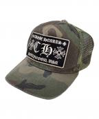 CHROME HEARTSクロムハーツ）の古着「CH TRUCKER CAP」｜カーキ