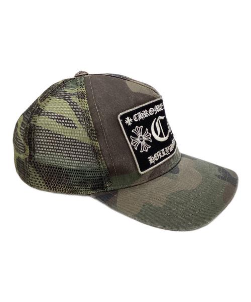 CHROME HEARTS（クロムハーツ）CHROME HEARTS (クロムハーツ) CH TRUCKER CAP カーキの古着・服飾アイテム