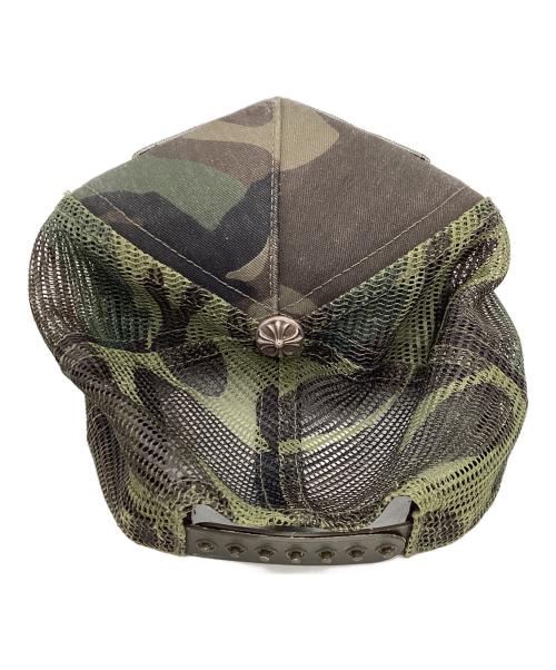 CHROME HEARTS（クロムハーツ）CHROME HEARTS (クロムハーツ) CH TRUCKER CAP カーキの古着・服飾アイテム