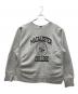 Champion（チャンピオン）の古着「三段フロッキープリントリバースウィーブスウェット」｜グレー