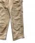 中古・古着 CarHartt (カーハート) オーバーオール ベージュ サイズ:不明：8000円