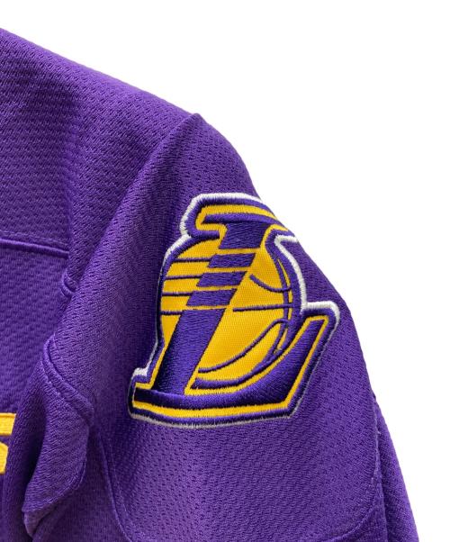 STARTER（スターター）STARTER (スターター) L.A.LAKERS ゲームシャツ パープル サイズ:Sの古着・服飾アイテム