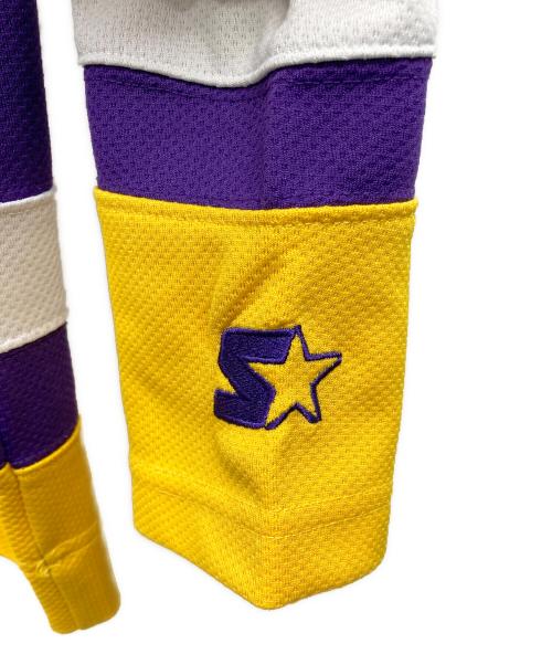 STARTER（スターター）STARTER (スターター) L.A.LAKERS ゲームシャツ パープル サイズ:Sの古着・服飾アイテム