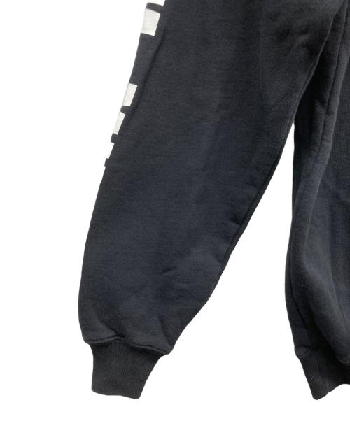 MSGM（エムエスジーエム）MSGM (エムエスジーエム) ロゴプリントパーカー ブラック サイズ:Mの古着・服飾アイテム
