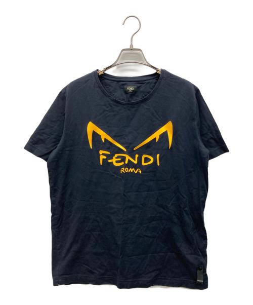 FENDI（フェンディ）FENDI (フェンディ) ディアボリックアイtシャツ ブラック サイズ:IT Lの古着・服飾アイテム