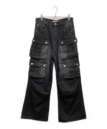 A.T.C（エーティーシ）の古着「デニムパンツ」｜ブラック