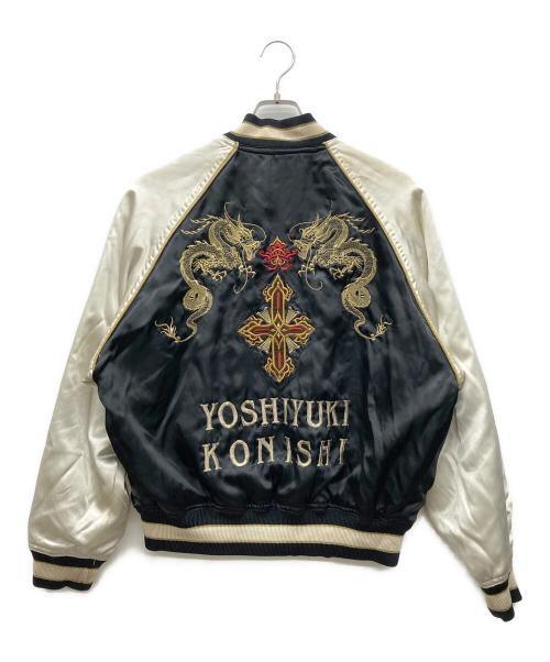 YOSHIYUKI KONISHI（ヨシユキコニシ）YOSHIYUKI KONISHI (ヨシユキコニシ) スカジャン ブラック サイズ:不明の古着・服飾アイテム