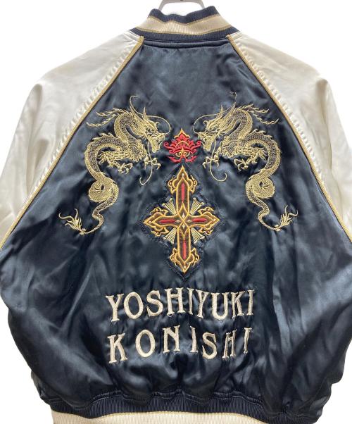 YOSHIYUKI KONISHI（ヨシユキコニシ）YOSHIYUKI KONISHI (ヨシユキコニシ) スカジャン ブラック サイズ:不明の古着・服飾アイテム