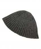MEERメーア）の古着「WOOL KNIT BEANIE」｜グレー