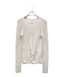 TODAYFUL（トゥデイフル）の古着「Silk wool Knit Cardigan」｜アイボリー