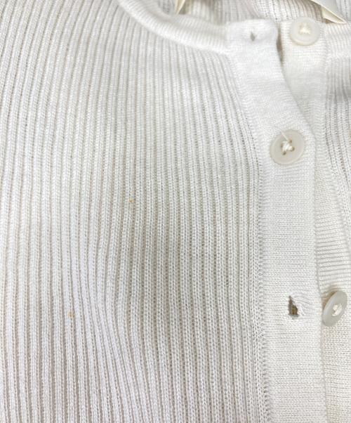 TODAYFUL（トゥデイフル）TODAYFUL (トゥデイフル) Silk wool Knit Cardigan アイボリー サイズ:Fの古着・服飾アイテム