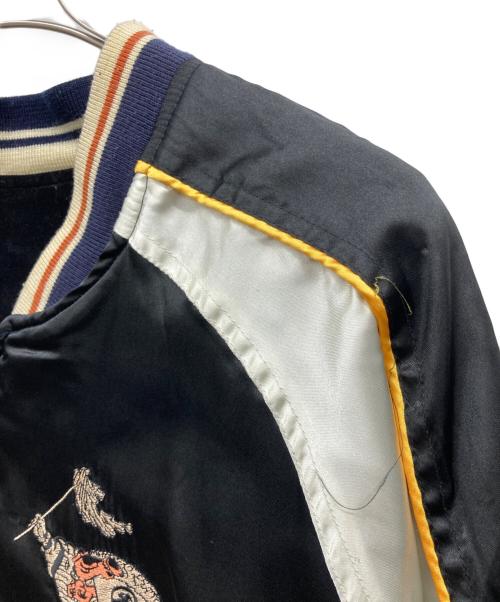 爆裂爛漫娘（バクレツランマンムスメ）爆裂爛漫娘 (バクレツランマンムスメ) 別珍スカジャン ブラック サイズ:44の古着・服飾アイテム