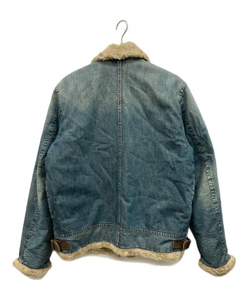 JOHNBULL（ジョンブル）Johnbull (ジョンブル) B－3タイプデニムジャケット インディゴ サイズ:Lの古着・服飾アイテム