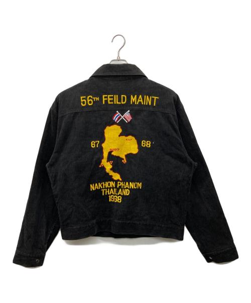 HOUSTON（ヒューストン）HOUSTON (ヒューストン) コーデュロイジャケット ブラウン サイズ:Lの古着・服飾アイテム