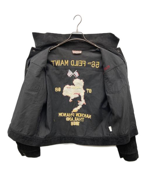 HOUSTON（ヒューストン）HOUSTON (ヒューストン) コーデュロイジャケット ブラウン サイズ:Lの古着・服飾アイテム