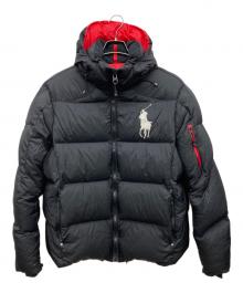 POLO RALPH LAUREN（ポロ・ラルフローレン）の古着「ビッグポニーダウンジャケット」｜ブラック