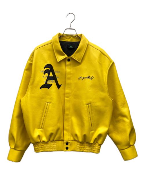 A FEW GOOD KIDS（アフューグッドキッズ）A FEW GOOD KIDS (アフューグッドキッズ) スタジャン イエロー サイズ:Sの古着・服飾アイテム
